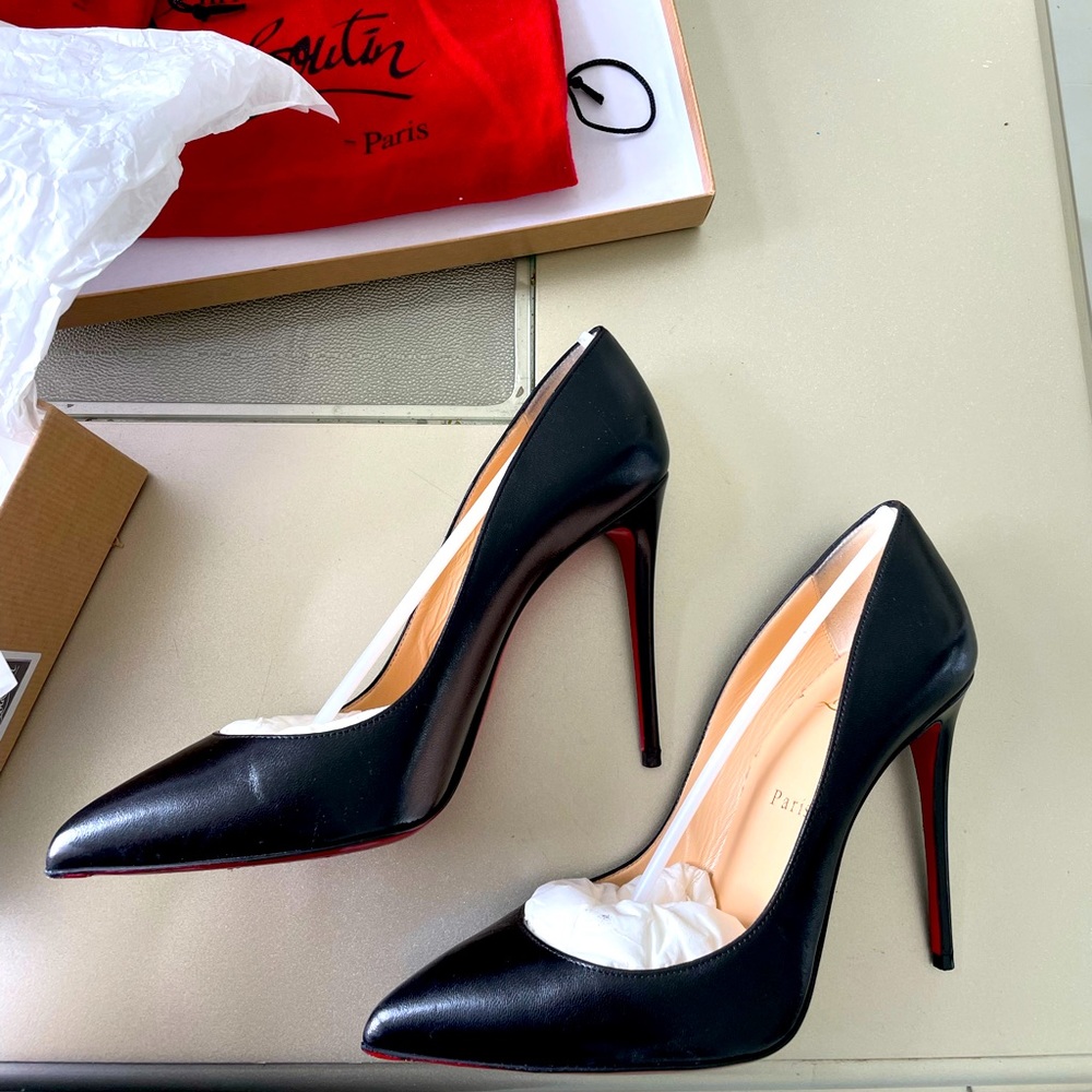 Christian Louboutin pigalle follies 100 Napa shiny